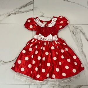 Disney store Minnie Mouse dress